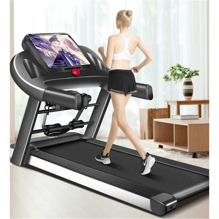 Koşu bandı spor koşu bandı ev için 300 lbs ağırlık kapasitesi eğimli sıcak satış yüksek kalite profesyonel yürüyüş makinesi