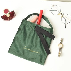 Bolsa de terciopelo con impresión de logotipo personalizado bolsa de terciopelo bolsa con cordón bolsas de regalo de tela de embalaje - Product Image 5