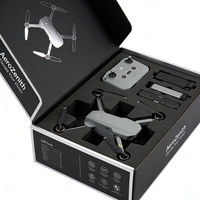 Boîte à drone en carton ondulé durable, emballage robuste avec mousse personnalisée pour ranger le mini-drone et ses pièces, pour un transport sécurisé