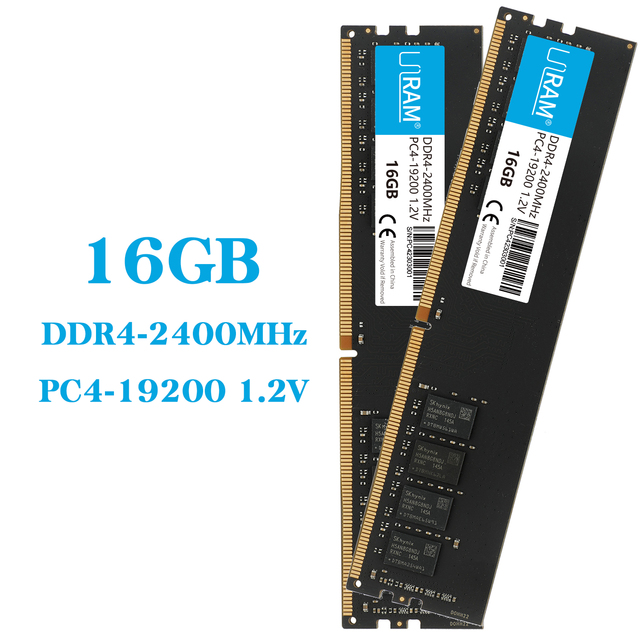 16GB DDR4 2400MHz PC4-19200 1.2V Desktop Computer Memory DIMM REG ECC 3-Year Warranty in Stock