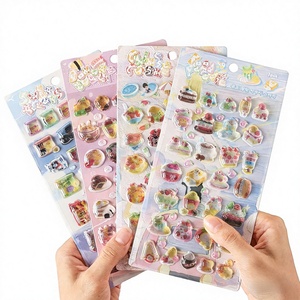 Customized Fun 3D Puffy <strong>Sticker</strong> Sheet Cartoon High Quality Decorative 3d Crystal <strong>Sticker</strong> 3D Embossed <strong>Stickers</strong> <strong>for</strong> <strong>Kids</strong> - Product Image 2