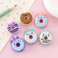 T1697 Donut Eenhoorn Schattige Mix 3d Cartoon Gum Student Kerstprijs Cadeau Fantasie Briefpapier Voor Kinderen