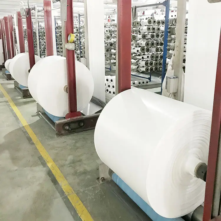 Manufacture Cheap Price Customized Tubular fabric roll polypropylene material PP woven fabric roll for making PP woven bag