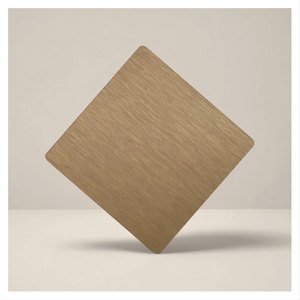 Lastra in Acciaio Inossidabile Spazzolato Oro Rosa con Motivi Casuali per Piani di <span class=keywords><strong>Lavoro</strong></span> da <span class=keywords><strong>Cucina</strong></span> Moderni - Product Image 2