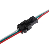 Personnalisé 3 broches JST ConnectSM ou 15cm fil câble Pigtail Plug mâle femelle adaptateur pour LED bande éclairage DC Electron 2A accessoires