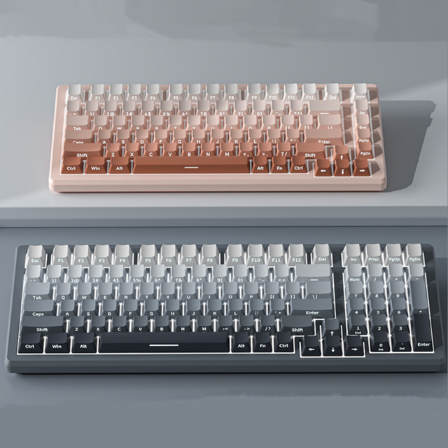 New Arrival K99 Side Engraved Gradient Hot Swap Customized Gaming Wired Keyboard