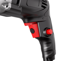 Perceuse électrique industrielle 500W 220-240V, mandrin 10mm, vitesse variable, moteur à balais, conception portable, garantie 3 ans