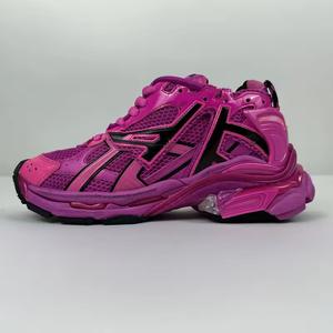 Sneakers de course de qualité supérieure en cuir véritable, sneakers chunky, sneakers décontractées pour la marche, chaussures de créateur tendance, Balenciages - Product Image 2