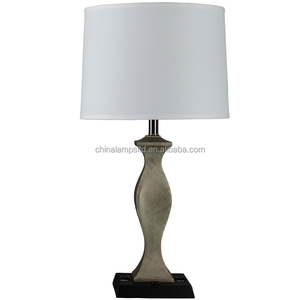 Golden Wrought Iron <b>Table</b> Lamp with <b>Round</b> Fabric Shade European Style <b>Bedside</b> Bedroom Living Room Art Desk Decorative Lamp - Product Image 2