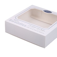 Boîte en papier édredon imprimé personnalisé, couverture en mousseline pour nouveau-né, écologique, emballage