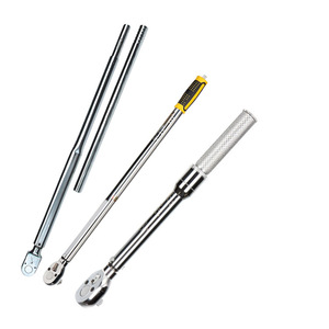 Torque Wrench 0-100Nm Metric Industrial Grade Ratcheting Hex Serrated Jaw Gold Steel - Product Image 3