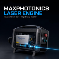 Marqueur laser à fibre portatif CS TEC Pro pour métaux, plastiques, bois, caoutchouc, céramiques, avec ventilateur haute performance et éclairage LED