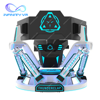 Simulador de Carreras de 3 Pantallas y 6 Grados de Libertad con Volante y Pedales, Juego de Conducción Arcade para Niños y Adultos, Parque de Atracciones