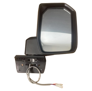 ForToyota LandCruiser 75/76 (2022-2024) LHD Electric Towing <b>Mirror</b> – 3-Wire, No Indicators, Chrome / Black Housing - Product Image 3