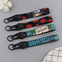 Llavero con Colgante de Pico de Águila para Coche, Estilo Nuevo, con Bordado de Anime de Kakashi Uchiha e Itachi