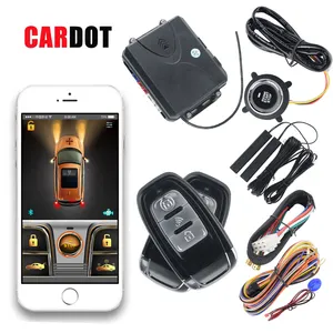 Cardot-Module d'entrée sans clé pour voiture, système d'alarme de démarrage du moteur, contrôle par téléphone portable, livraison directe