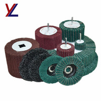 Roda Poles Baja Tahan Karat Yi-Liang YL-NL 320 Grit dengan Lapisan Satin untuk Perhiasan dan Ornamen, Media Pengamplasan
