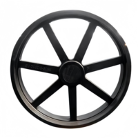 Poulie de courroie trapézoïdale en acier durable à moyeu plein pour pompe de direction assistée, double norme européenne SPA SPB SPC SPZ OEM
