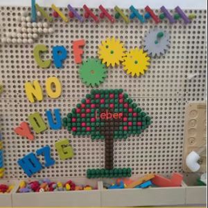 Tableau d'activités interactif en bois pour enfants, inspiré de la pédagogie Montessori, panneau mural tactile, mur sensoriel, jouets éducatifs - Product Image 5