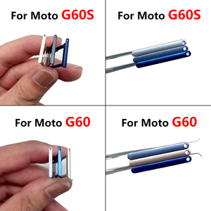 Bandeja de tarjeta SIM al por mayor para Moto G50 5G G60 <span class=keywords><strong>G60S</strong></span>, soporte/adaptador de ranura para tarjeta SIM, piezas de repuesto para reparación de teléfonos - Product Image 6