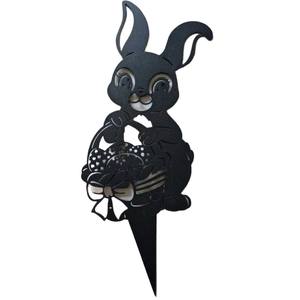 ของตกแต่งสวนรูปกระต่าย 3 มิติ ทำจากเหล็กดัด สำหรับตกแต่งสนามหญ้าในเทศกาลอีสเตอร์ - Product Image 5