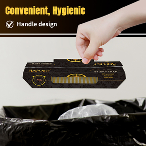 Trampas Adhesivas Multi-Insectos, Paquete de 10, Adhesivo No Tóxico con Cebo para Atrapar Cucarachas, Control de Plagas en Interiores del Hogar - Product Image 3