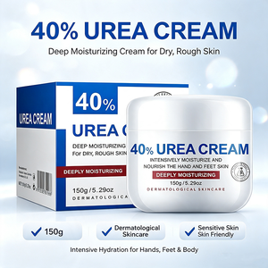 Crème à l'urée 40% en gros <span class=keywords><strong>pour</strong></span> réparer <span class=keywords><strong>les</strong></span> pieds et <span class=keywords><strong>les</strong></span> mains secs et rugueux, crème hydratante profonde <span class=keywords><strong>pour</strong></span> renforcer la barrière cutanée, crème nourrissante à l'urée - Product Image 1