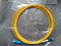 10m 20m 30m 50m FTTH Cordon de raccordement à fibre optique en mode Simplex extérieur SC APC Câble de dérivation monomode noir