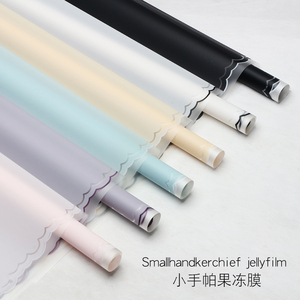 New Handkerchief Waterproof Plastic Wrapping Paper Flower Shop Fresh Flower Packaging Supplies Packaging Supplies - Product Image 2
