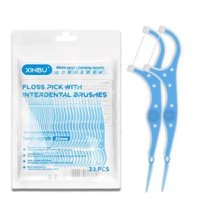 Sức khỏe răng miệng flossers nha khoa với bàn chải kẽ răng sạch cho niềng răng chăm sóc và tăm kẽ răng - Product Image 1
