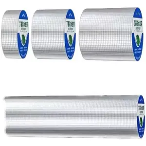 Sellador de lámina de aluminio adhesivo impermeable, cinta de butilo para grietas de techo y pared, tamaño personalizable, 5cm x 5m