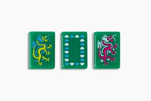 <span class=keywords><strong>Jeu</strong></span> de Mahjong en Acrylique de Haute Qualité Série Émeraude Porte-Bonheur, Très Vendu, pour 4 Joueurs Adultes - Product Image 5
