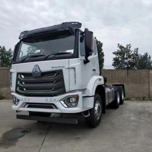 Truk traktor kepala baru SINOTRUK HOWO merek handal Tiongkok 6x4 10 roda terlaris LHD Euro 2 truk traktor untuk dijual di Sudan - Product Image 4