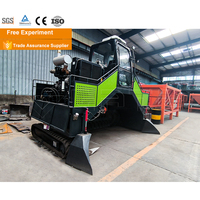 Poort Grote Mango Schil Compostmachine Mesocarp Vezel Palmboom Weigeren Compostmachine Bodemverbeteraar Draaier