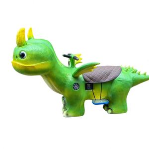 Powered Plush Animal Ride Outdoor Rental Shopping Mall Kids Arcade Game Animated Walking Show Dinosaur BatteryCar Arcade Machine - Product Image 1