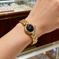 Nouvelle Montre à Quartz Ovale Rétro Minimaliste 2025 avec Bracelet en Alliage, Résistance à l'Eau 30M, Style Niche Exquis et Délicat
