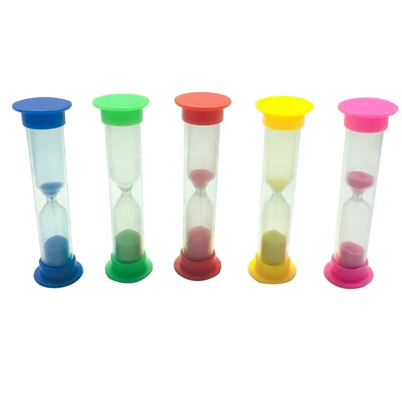 Hot sales 30S/1/2/3/5/10 minute mini plastic sand timer hour glass