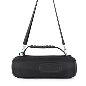 JBL charge 4携带旅行保护套的旅行防震双皮带便携式扬声器盒