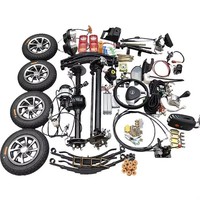 Tricycle électrique Dudu haute puissance personnalisé 48-72V à 4 roues avec accessoires complets pour le transport de marchandises et de passagers