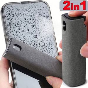 Smart Home Portable 2-in-1 Microfiber <b>Screen</b> <b>Cleaner</b> Spray Bottle Durable Cloth Built-In Battery for Mobile Phone Laptop - Product Image 2