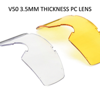 V50 3.5mm MIL certificat tactique Tir Googles Lunettes de protection casque rapide moto Lunettes tactiques
