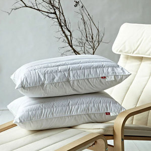 <span class=keywords><strong>Almohada</strong></span> de algodón antiácaros 200TC con relleno de <span class=keywords><strong>fibra</strong></span> de poliéster ropa de cama de calidad con patrón sólido para soporte para el cuello - Product Image 2