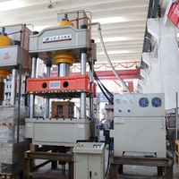 Presse hydraulique de 315 tonnes pour la fabrication de couvercles d'égouts en PRF BMC par thermoformage, avec moule personnalisé, certifiée CE