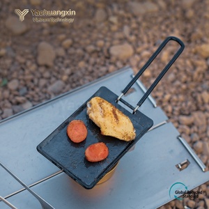 Plaque de cuisson rectangulaire en aluminium antiadhésive portable avec poignée pour la cuisson en camping - Product Image 5