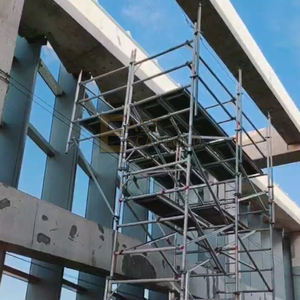 นั่งร้านแบบแคบทำจากอลูมิเนียมโครงกว้างเดี่ยวแบบพกพาสำหรับก่อสร้าง - Product Image 5