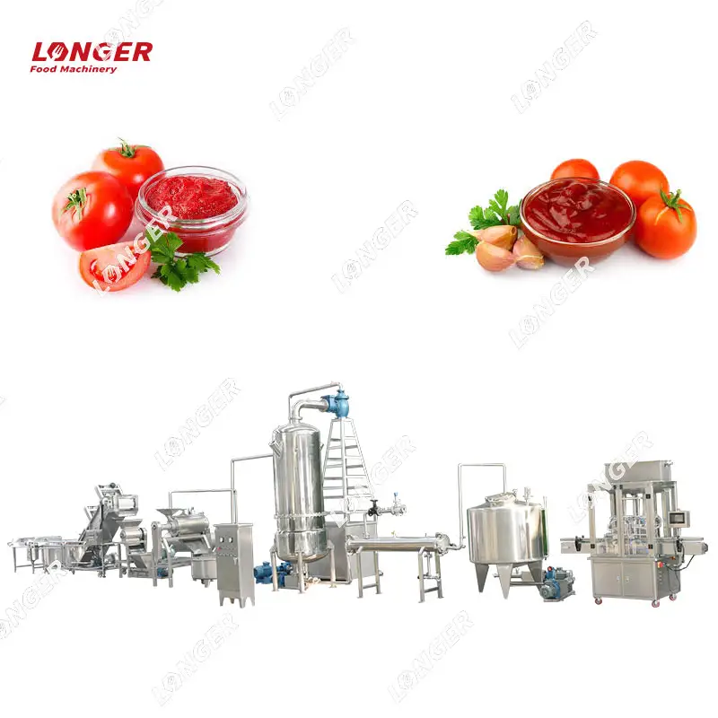 Can Tomato Sauce Making Grinding Ketchup Processing Plant Price Bangladesh Tomato Paste Product Machine In Gujarat