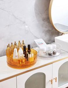 Support de rangement rotatif empilable en plastique antidérapant de 11 pouces pour organisation de placards de cuisine et garde-manger, vente en gros - Product Image 6