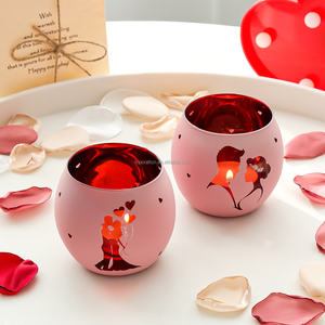 Candelabros de cristal para decoración artística, 2 uds., centro de mesa elegante, candelabros de luz de té románticos para cenas, bodas, Día de San Valentín - Product Image 4