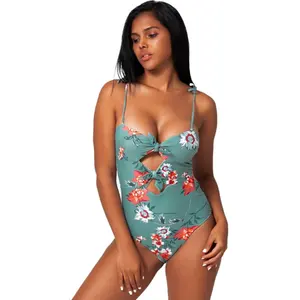 En çok satan Bikini tek parça mayo seksi Hollow İtalyan Bikinis mayo mayo Beachwear kadınlar için