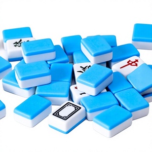 Automatic Modern Portable Mahjong Machine Blue or Green American Style Household <b>Entertainment</b> Set OEM1-12 Eco-Friendly Sustaina - Product Image 4